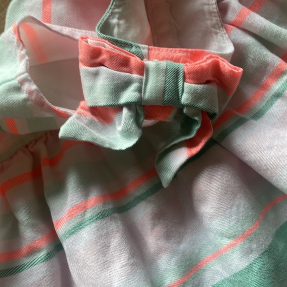 Gymboree Teal, Cora and White Spring and Summer Dress - Picture 3 of 9